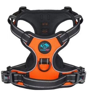 Orange Reflective No-Pull Dog Harness C345